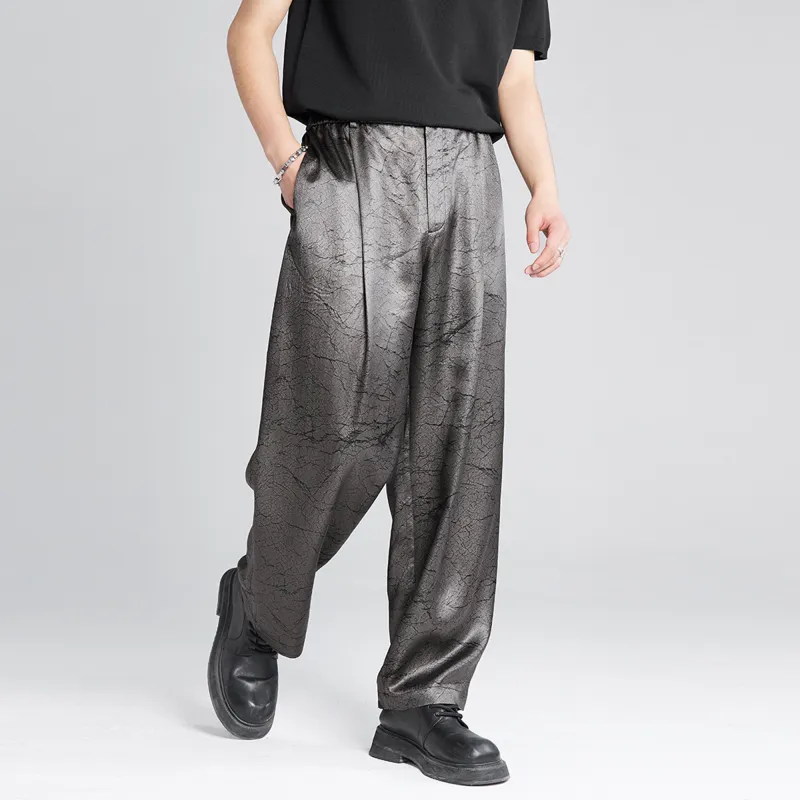 HERBEL Casual Pants Men's Black-4