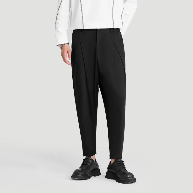 HERBEL Casual Pants Men's Black-3