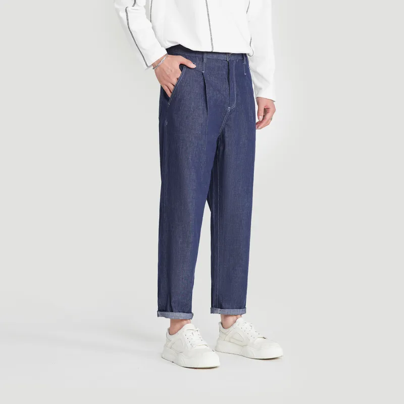 HERBEL Jeans Men Blue-5