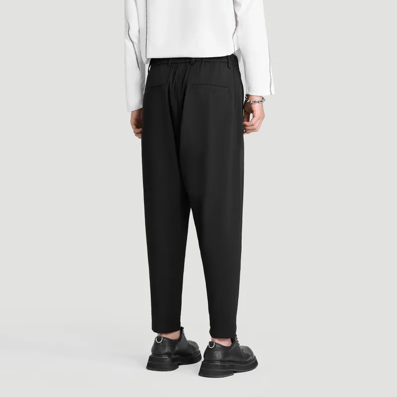 HERBEL Casual Pants Men's Black-5