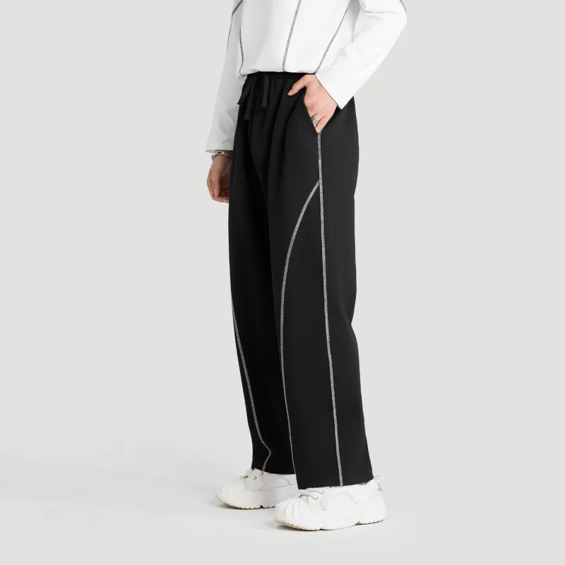 HERBEL Casual Pants Men's Black-3
