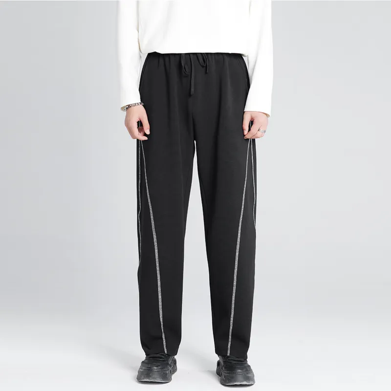 HERBEL Casual Pants Men's Black-5