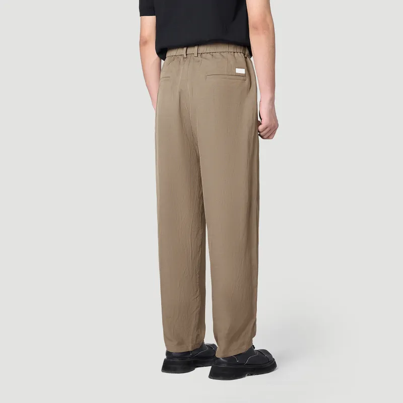 HERBEL Casual Pants Men's Brown-4