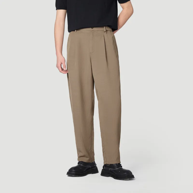 HERBEL Casual Pants Men's Brown-2