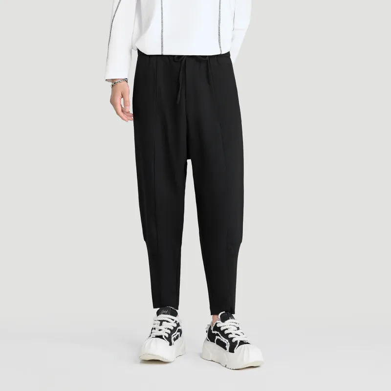 HERBEL Casual Pants Men's Black-4