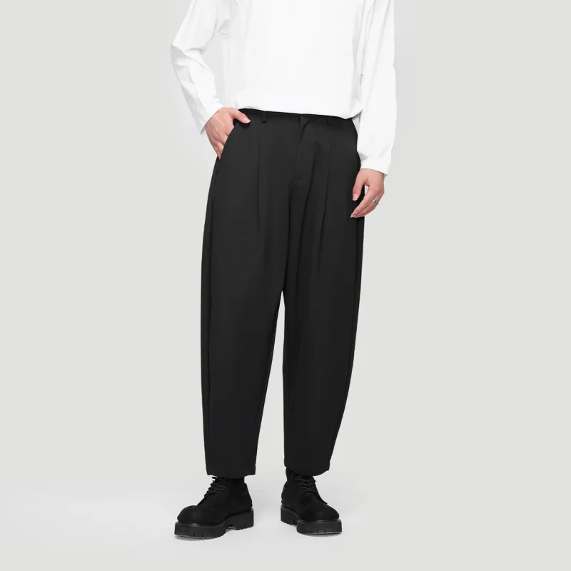 HERBEL Casual Pants Men's Black-5