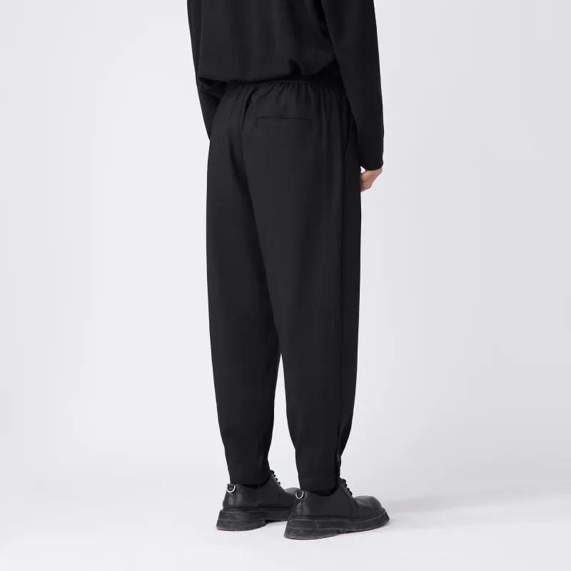 HERBEL Casual Pants Men's Black-8