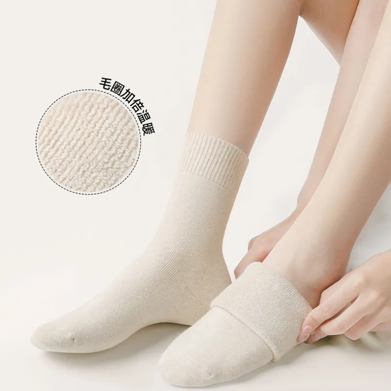 XIAOYEHEZI Mid Calf Socks Unisex 3 Pack-1