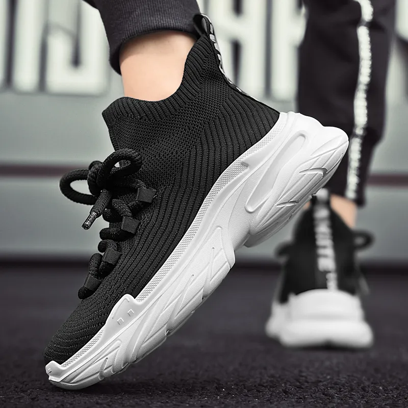 CHAOPAISHA Slip Resistant And Breathable High Top Casual Shoes Men's-3