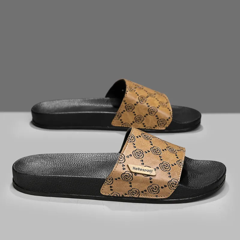 CHAOPAISHA Slip Resistant Abrasion Resistant Slide Slippers Men's-11