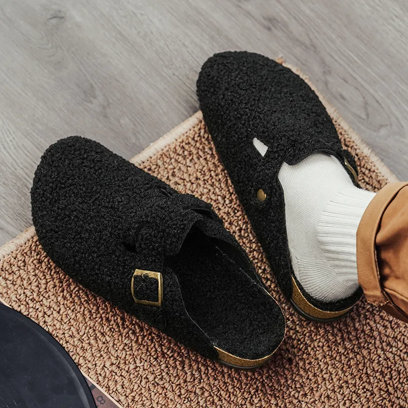 CHAOPAISHA Odor Resistant Slip Resistant Closed Toe Slippers Unisex-4