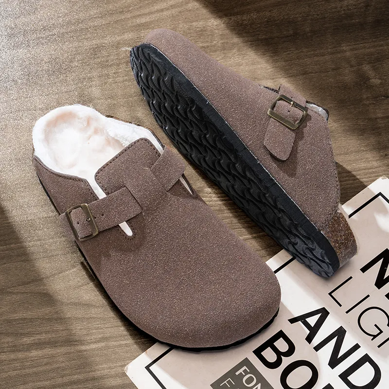 CHAOPAISHA Quiet Slip Resistant Closed Toe Slippers Unisex-3