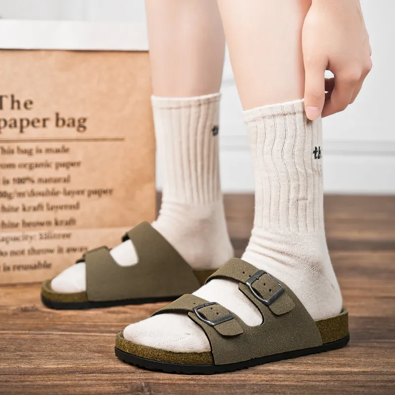 CHAOPAISHA Slip Resistant Abrasion Resistant Slide Slippers Unisex-62