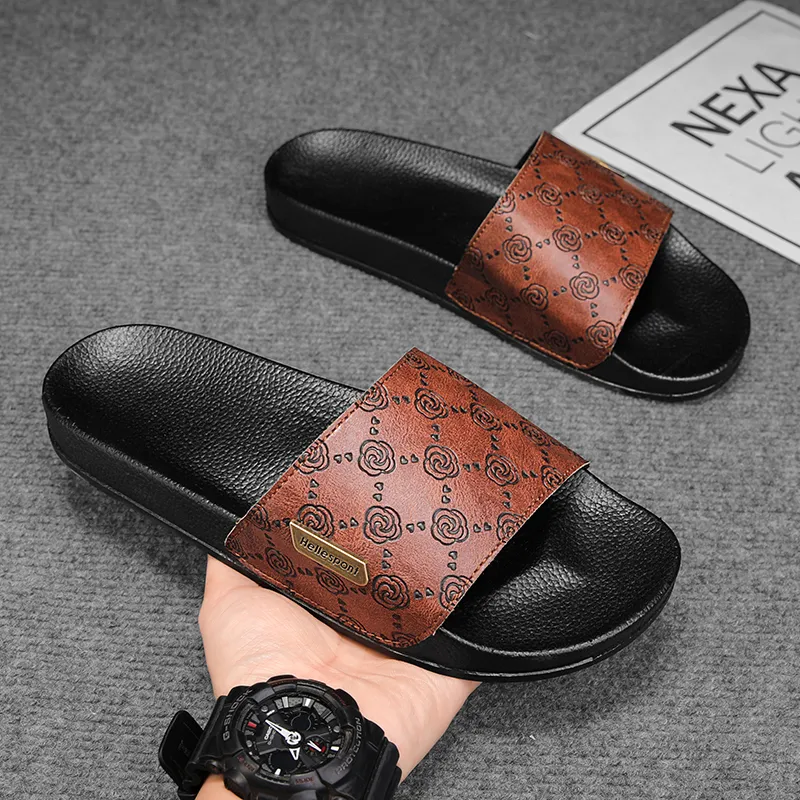 CHAOPAISHA Slip Resistant Abrasion Resistant Slide Slippers Men's-6