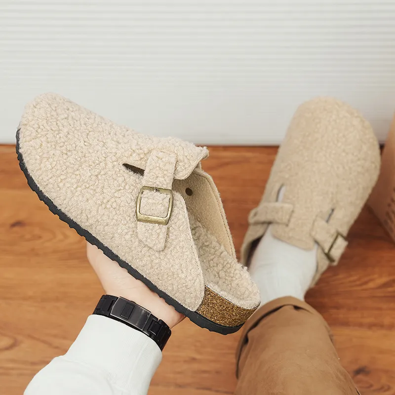 CHAOPAISHA Odor Resistant Slip Resistant Closed Toe Slippers Unisex-13