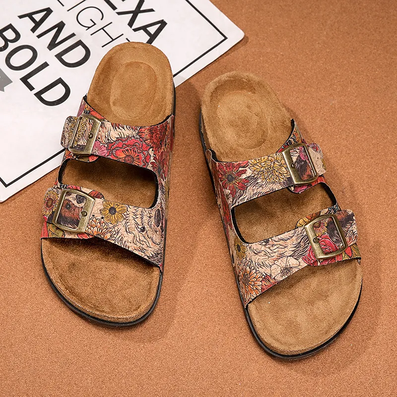CHAOPAISHA Slip Resistant Odor Resistant Slide Slippers Women's-9
