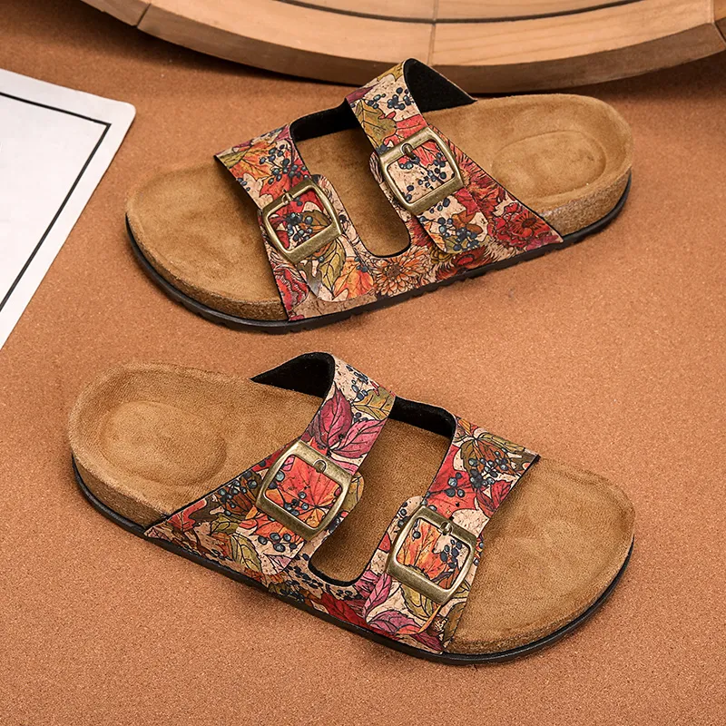 CHAOPAISHA Slip Resistant Odor Resistant Slide Slippers Women's-13