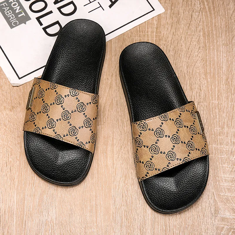 CHAOPAISHA Slip Resistant Abrasion Resistant Slide Slippers Men's-13