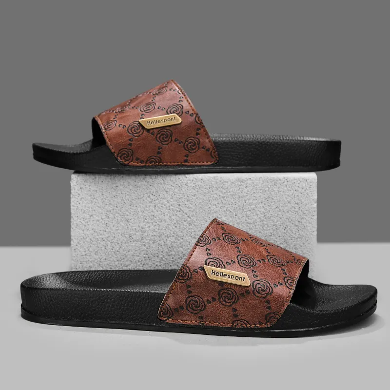 CHAOPAISHA Slip Resistant Abrasion Resistant Slide Slippers Men's-4