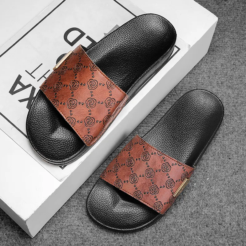 CHAOPAISHA Slip Resistant Abrasion Resistant Slide Slippers Men's-5