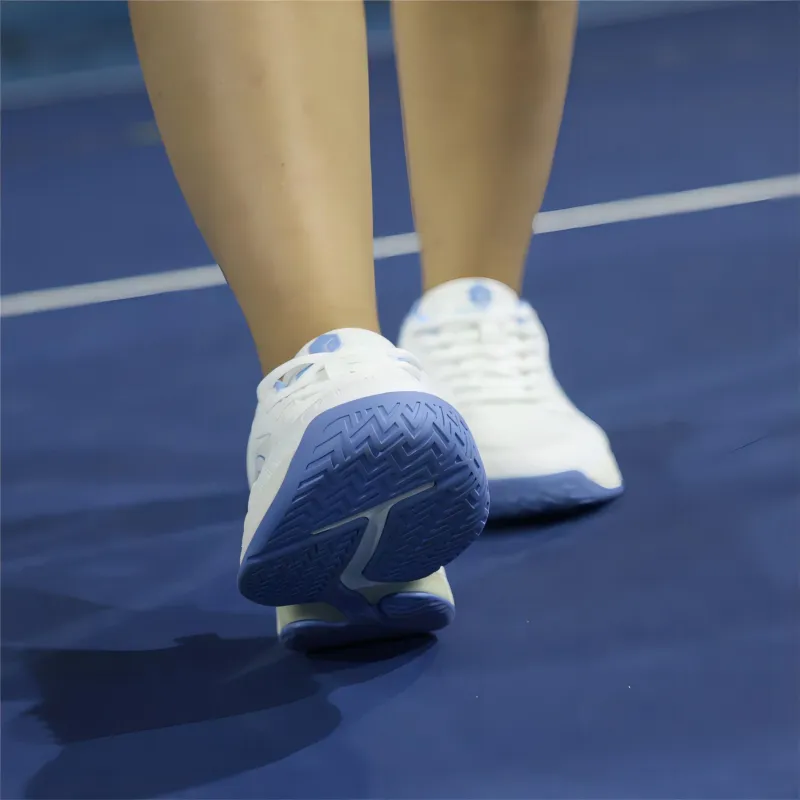 Fitville Cushioning, Abrasion Resistant, Slip Resistant Low Top Tennis Shoes Women's White Blue-28