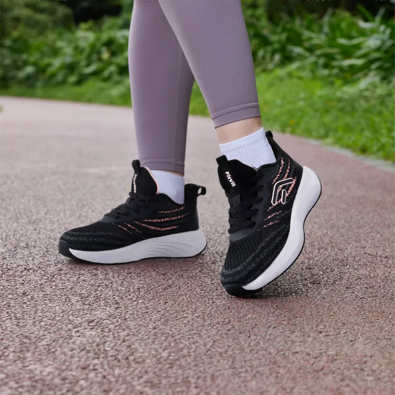Fitville ZZ003 Running Shoes V1 Cushioning Support Lightweight Breathable Slip-Resistant Low-Top Casual Shoes Women's-6