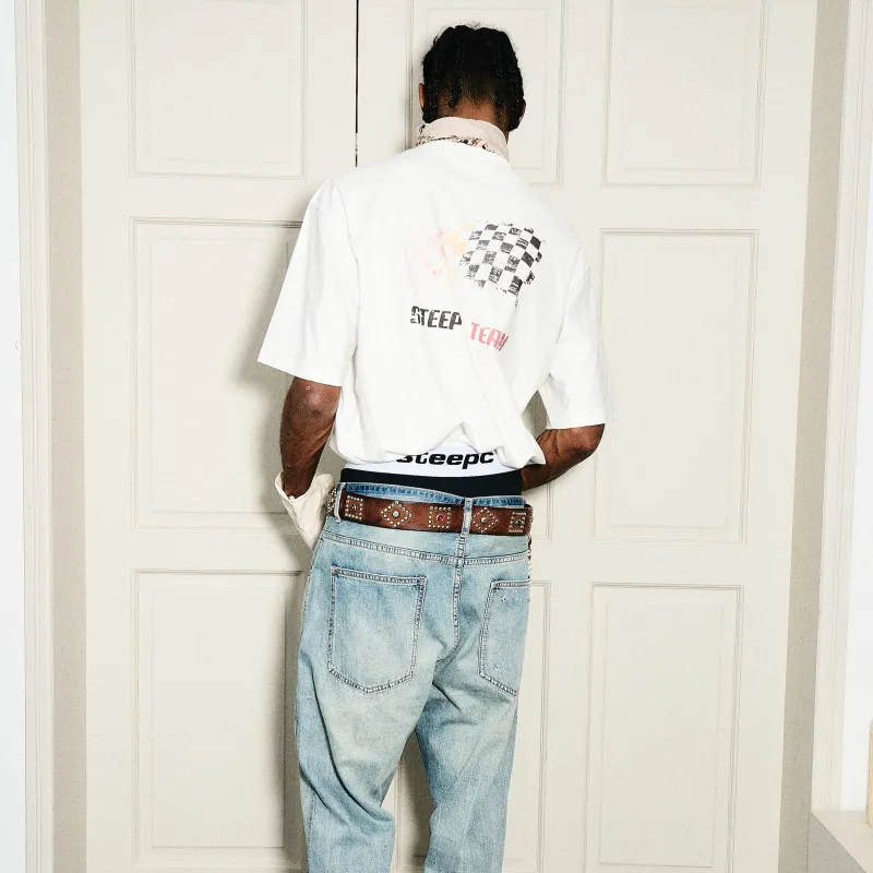 STEEPC T-Shirts Men White-3