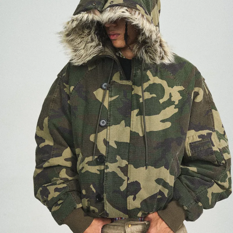 STEEPC Puffer Jacket Vs. Coat  Regular Vs. Military Style Silhouette Unisex-5
