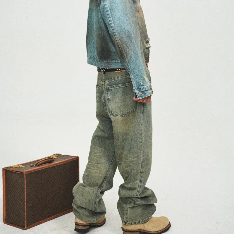 STEEPC Jeans Unisex Washed Blue-2