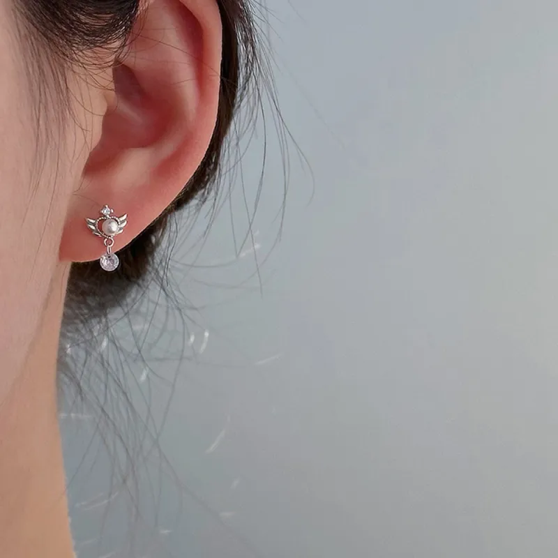 LUYUO S999 Fine Silver Earrings Women's-2