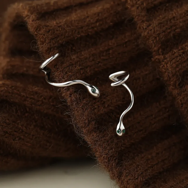 LUYUO 925 Sterling Silver Stud Earrings Unisex-4