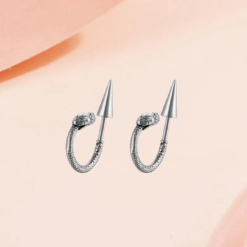 LUYUO Alloy Stud Earrings Unisex-6