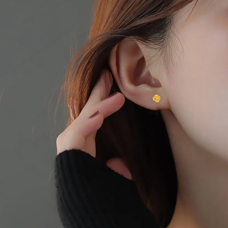LUYUO Everyday Versatile Commute Date, Sleep Proof Allergy Resistant Earrings Gift Boxes Women's-1