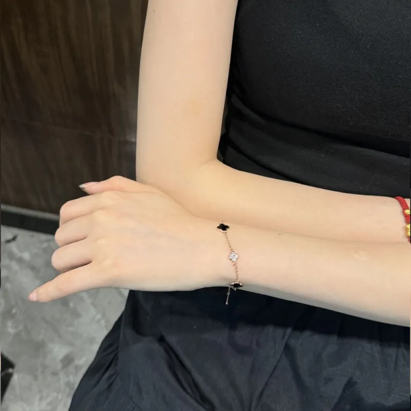 LUYUO S999 Fine Silver Bracelets Women's-3