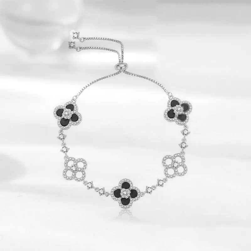 LUYUO Baby's Breath Princess On The Run, Double Layer Layering Adjustable Gift Box Set Bracelet Women's-6