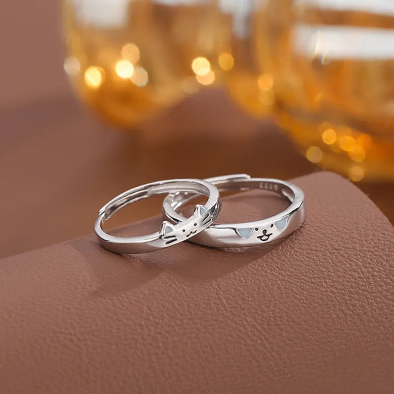 LUYUO 999 Fine Silver Rings Unisex-3