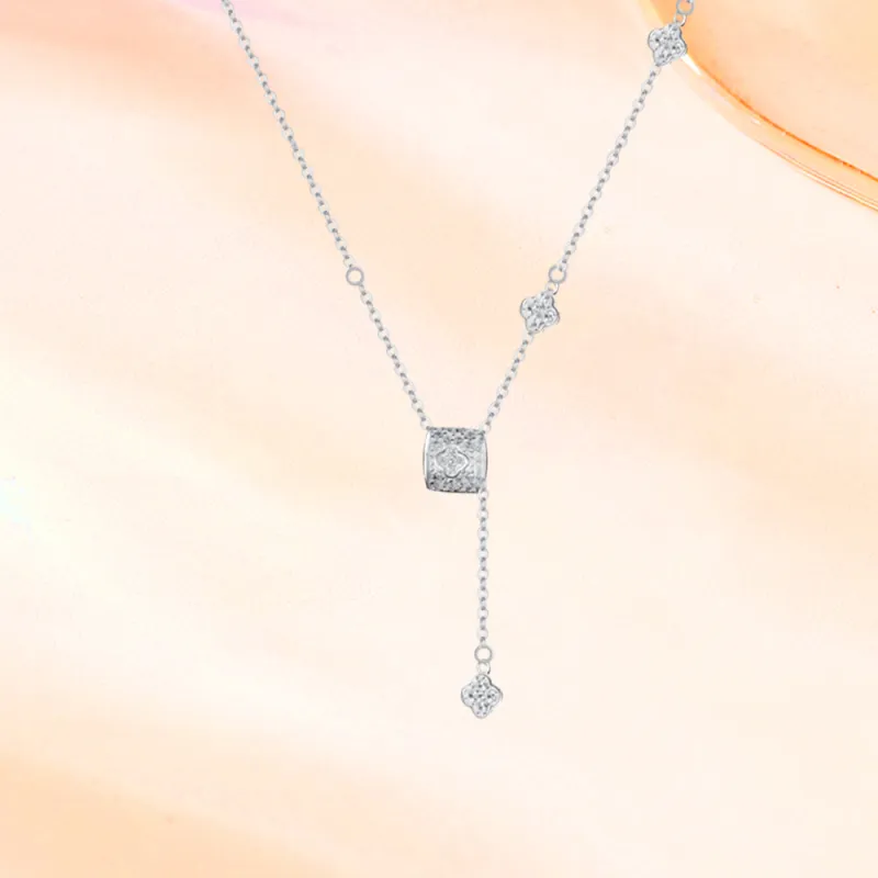 LUYUO 999 Fine Silver Necklaces Women's-3