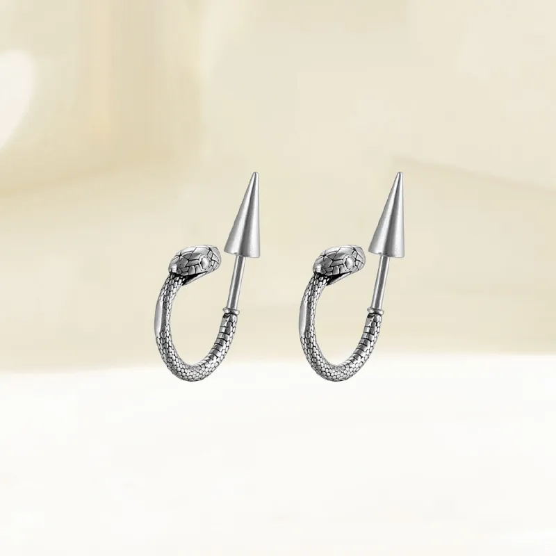 LUYUO Alloy Stud Earrings Unisex-5