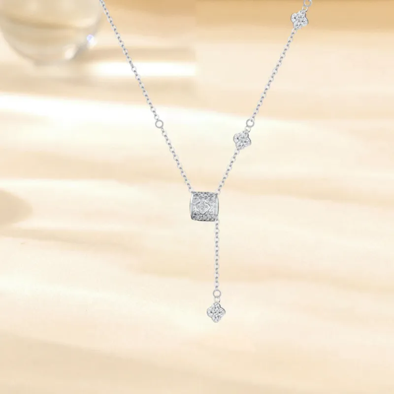 LUYUO 999 Fine Silver Necklaces Women's-4