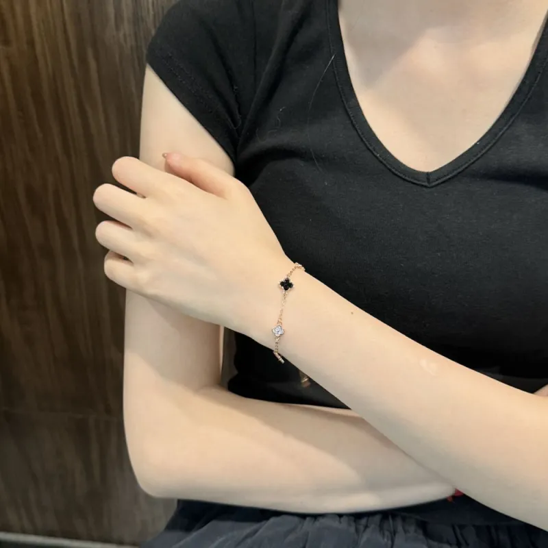 LUYUO S999 Fine Silver Bracelets Women's-2