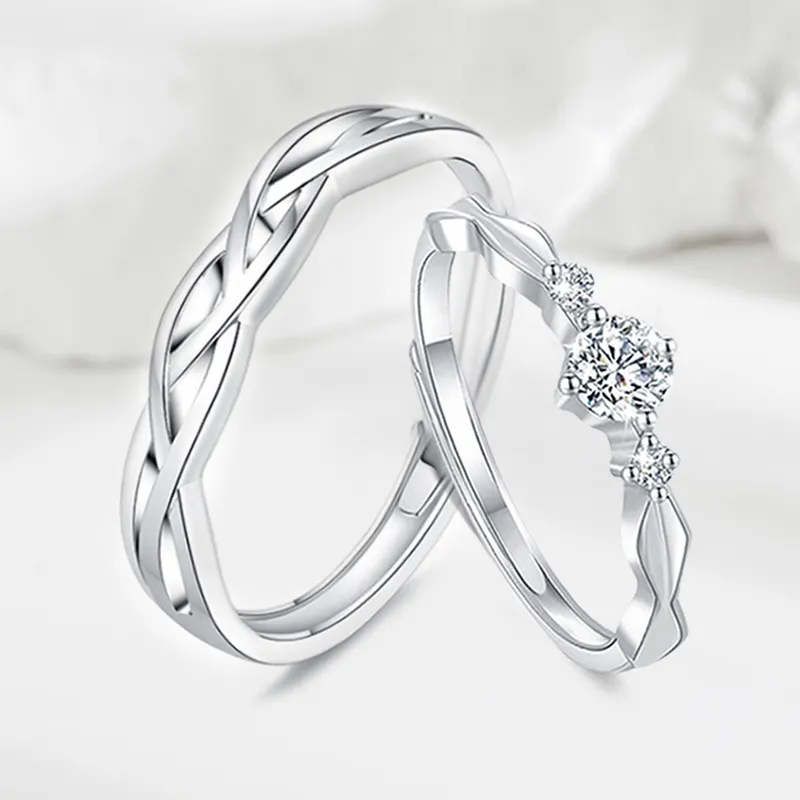 LUYUO S999 Fine Silver Rings Unisex-4