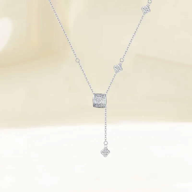 LUYUO 999 Fine Silver Necklaces Women's-1