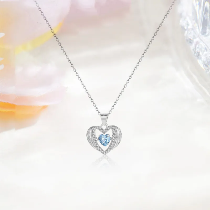 LUYUO S925 Silver Necklaces Women's-1