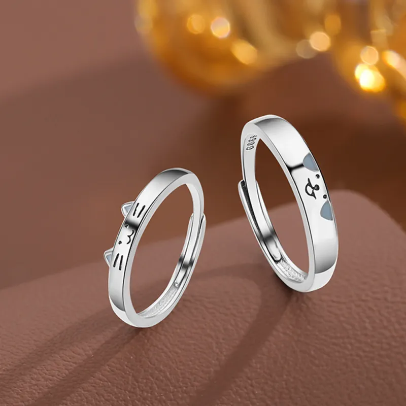 LUYUO 999 Fine Silver Rings Unisex-4