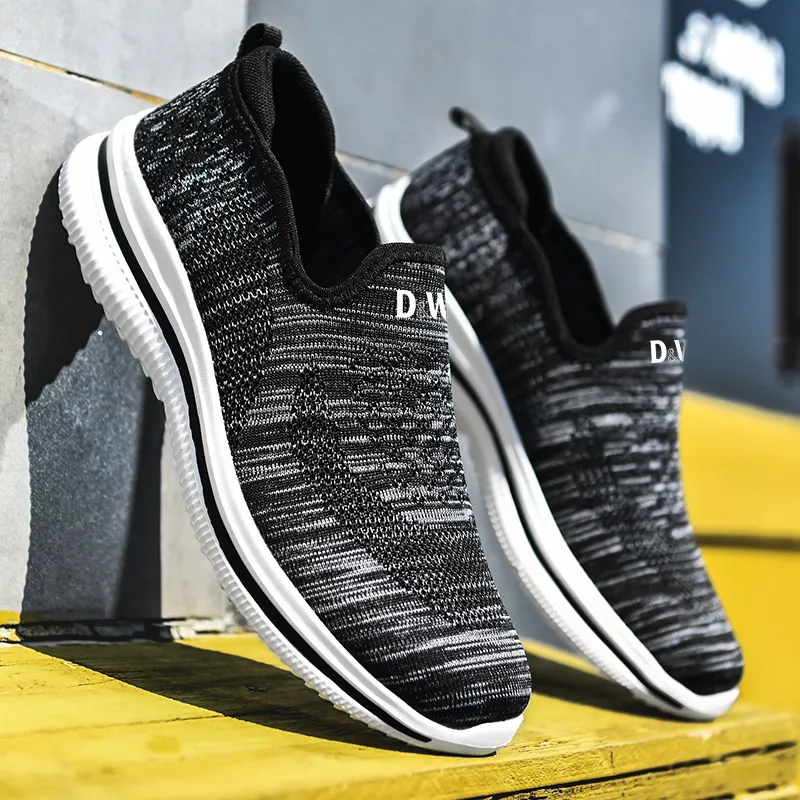 D&W Slip Resistant, Abrasion Resistant, Breathable Low Top Running Shoes Unisex-21