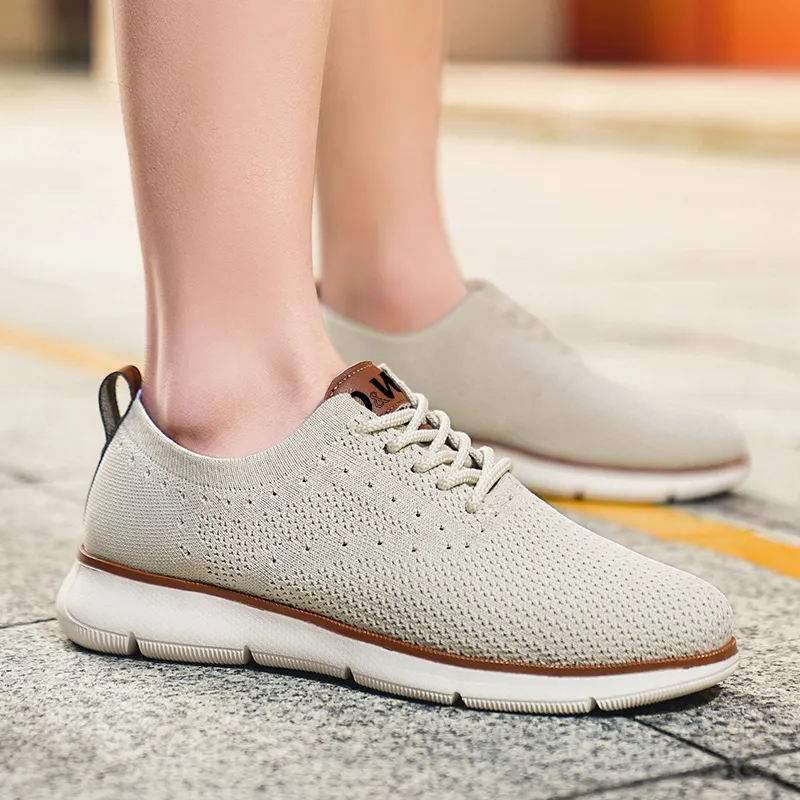 D&W Slip Resistant, Abrasion Resistant, Breathable Low Top Casual Shoes Men's-19