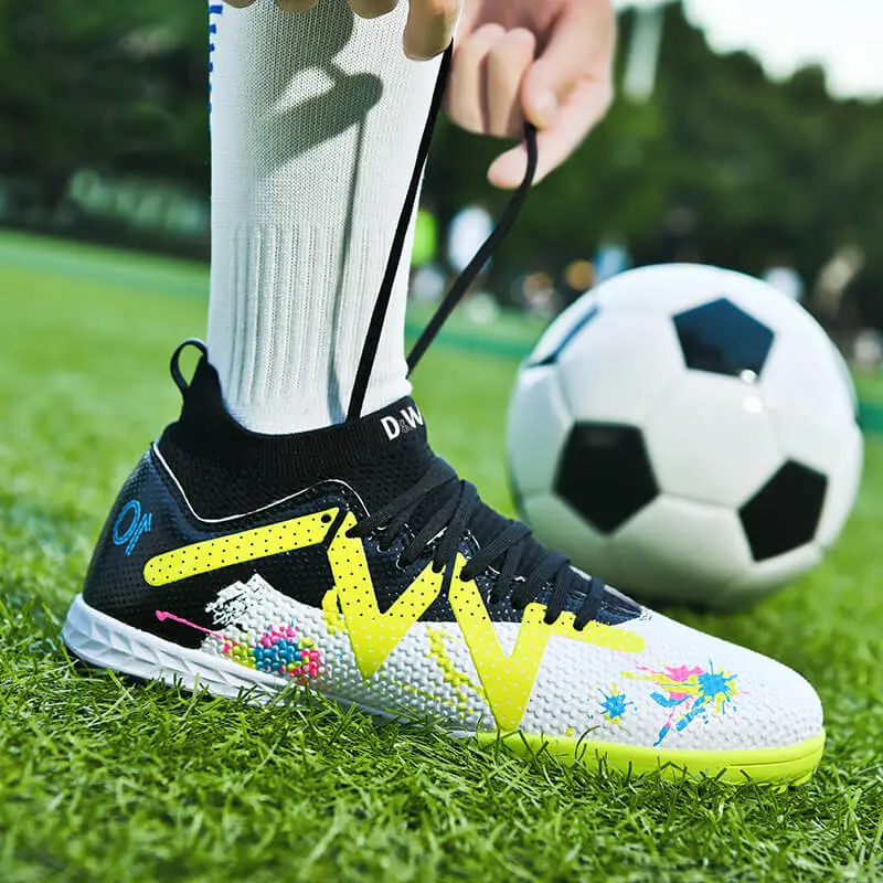D&W Anti Slip Wear Resistant Soccer Shoes Men's-5