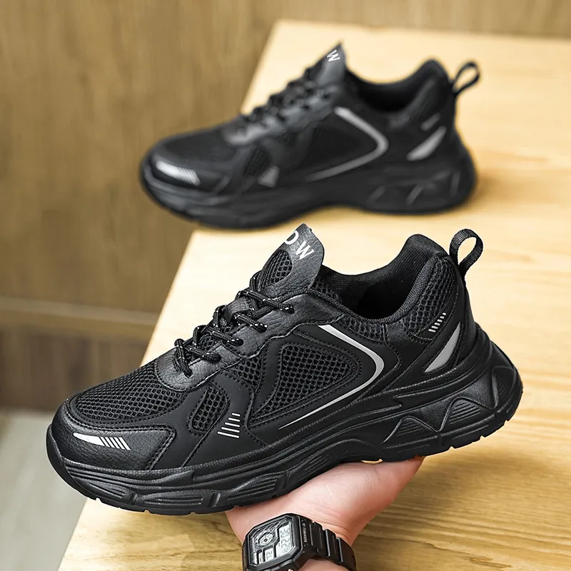 D&W Slip Resistant, Abrasion Resistant, Breathable Low Top Casual Running Shoes Unisex-7