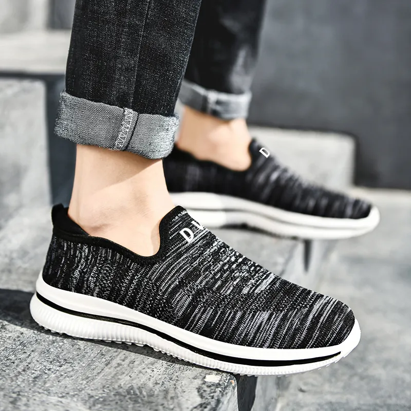 D&W Slip Resistant, Abrasion Resistant, Breathable Low Top Running Shoes Unisex-22
