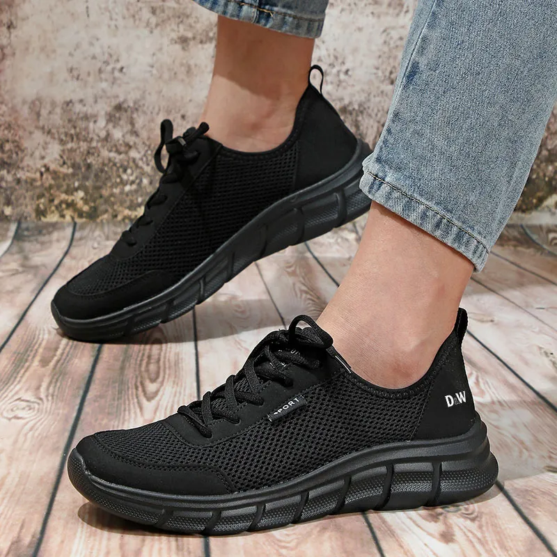 D&W Cushioning, Slip Resistant, Abrasion Resistant, Breathable Low Top Casual Shoes Men's-1